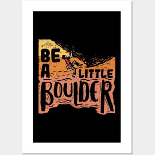 Rock Climber T-Shirt I boulder gift Posters and Art